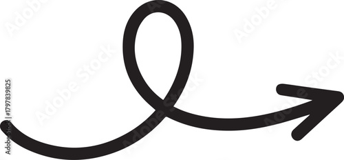 Unraveling the Path Forward: A Bold Arrow Guides Through Complexity to Clarity and Success, Demonstrating Direction and Progress with Dynamic Flair