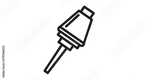 ## **5. Spirits pourer with speed spout outline icon vector**
