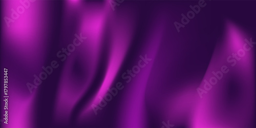 Purple silk satin fabric texture background | Abstract smooth flowing wave design backdrop