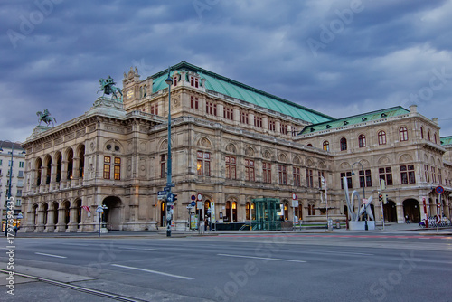 majestic Vienna State Opera House, a Neo-Renaissance historic landmark