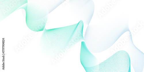 Dynamic minimal smoke sound line. Energy abstract smooth colorful gradient frequency isolated element creative blend. Science tech swirls with thin twisted connected vibration simple grid.	