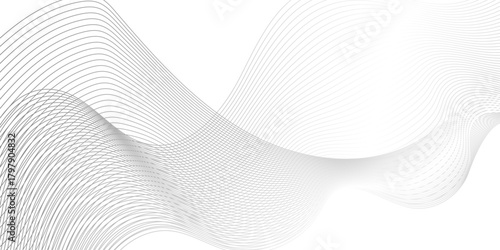 Dynamic minimal smoke sound line. Energy abstract smooth colorful gradient frequency isolated element creative blend. Science tech swirls with thin twisted connected vibration simple grid.	