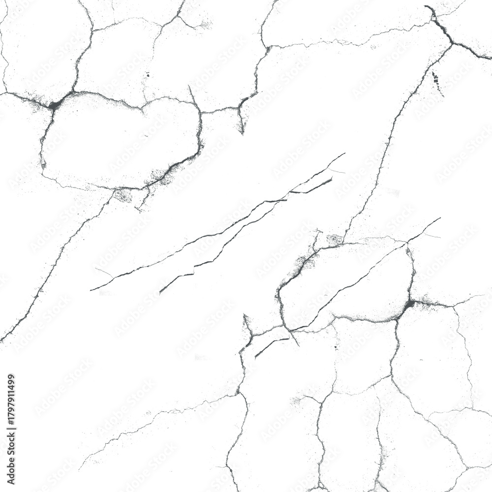 Obraz premium Cracked grunge texture with intricate gray lines and dark surface