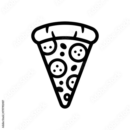 illustration of a pizza slice