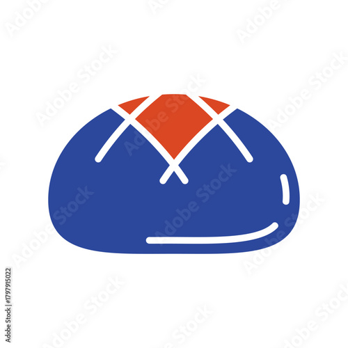Round Boule Bread Loaf Glyph Icon