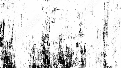 Grungy distressed black and white texture with cracks and scratches effect Vector, illustration.