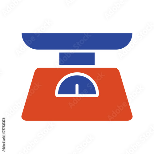 Classic Kitchen Weighing Scales Glyph Icon