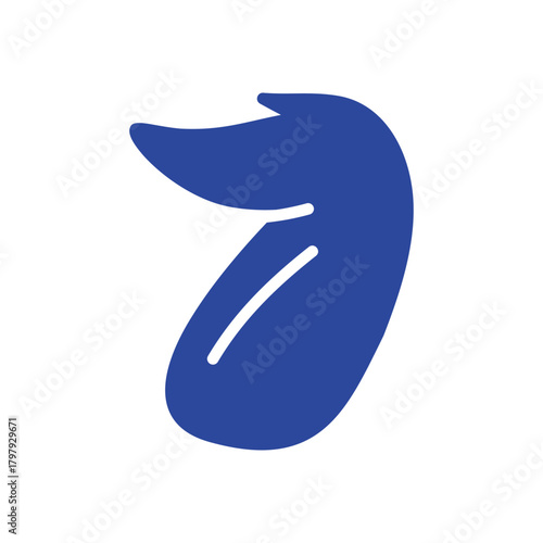 Poultry Meat Wing Black Glyph Icon