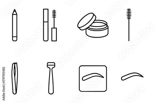 Essential makeup tools for perfect eyebrows: pencils, gels, and brushes