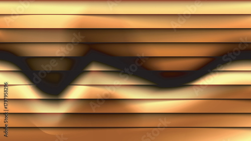Abstract wooden texture with a dark wavy line creating a modern and natural graphic design element