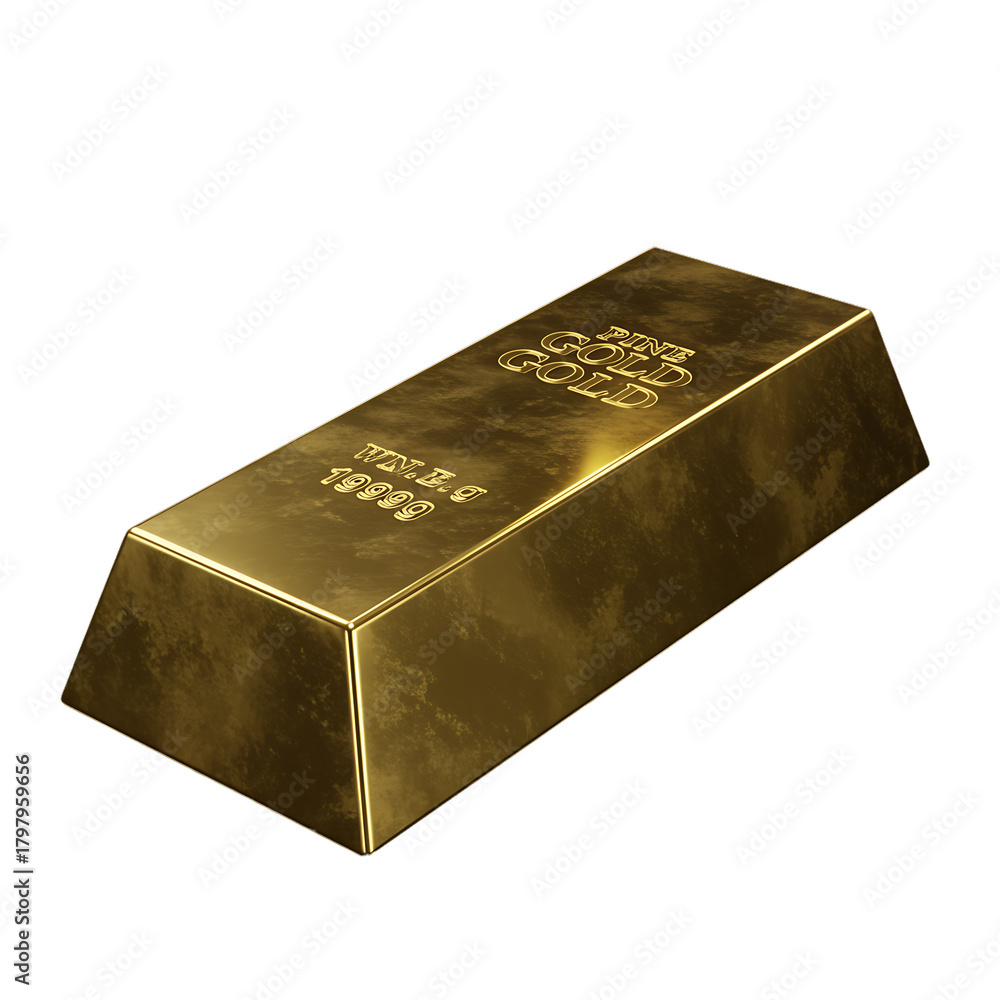 Fototapeta premium Fine Gold Bullion Bar on Black Background Investing in Precious Metals and Monetary Policy Concept