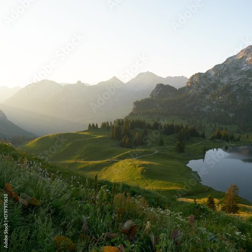 Landscape view in the Seeberg region