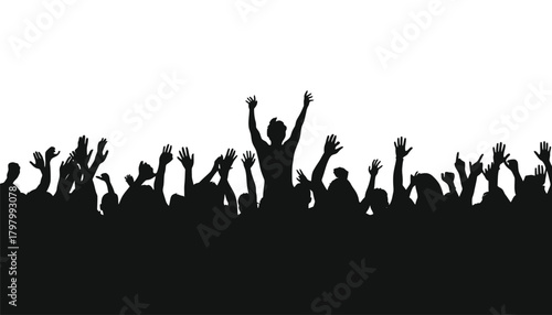  Party and dance silhouettes set