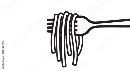 ## **11. Pasta outline icon vector**
