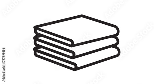 ## **7. Microfiber cloths outline icon vector**
