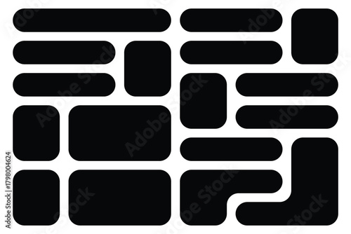 bento vector grid layout box abstract template design