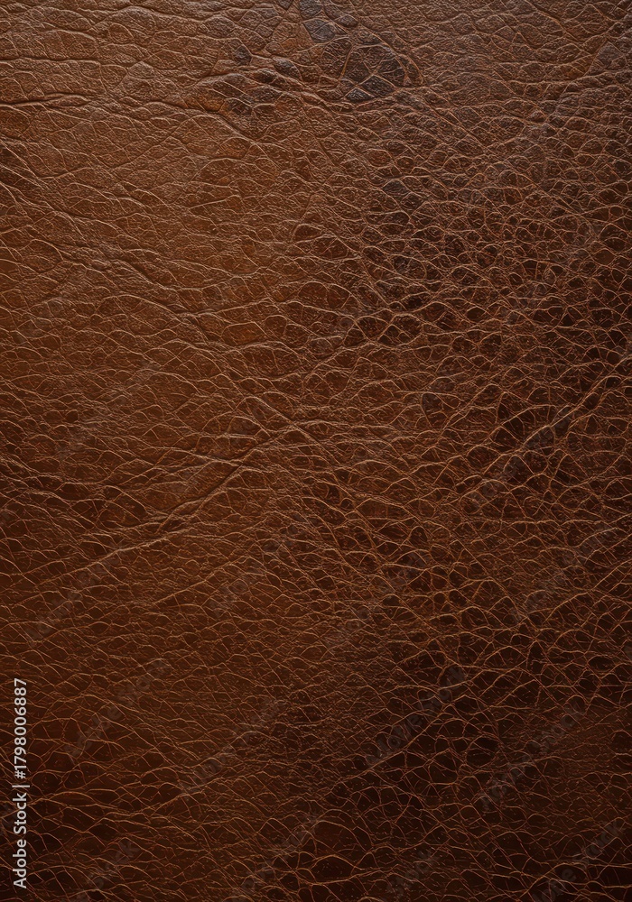 Fototapeta premium Luxurious and rustic pattern of highly detailed natural textured hide material, demonstrating rugged and organic surfaces and excellent quality, macro, pelt, soft