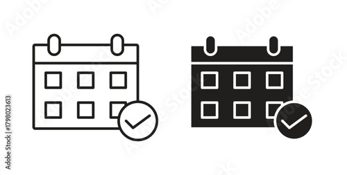 Calendar check icon