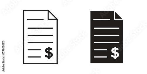 File invoice icon