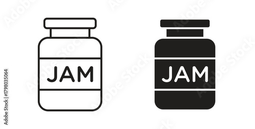 Jam icons for use web design,logo.Symbol illustration.