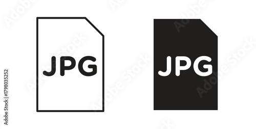 Jpg icons for use web design,logo.Symbol illustration.