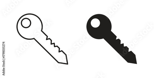 key icons for use web design,logo.Symbol illustration.