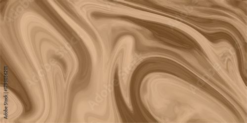 Smooth, creamy brown wood texture pattern with flowing chocolate liquid swirl design. White marble texture. Black and white Marbling surface, with geometric line Illustration design for wallpaper. art