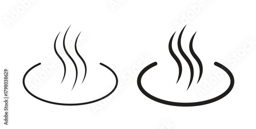 Onsen icons for use web design,logo.Symbol illustration.