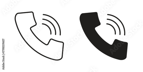 Phone call icons for use web design,logo.Symbol illustration.