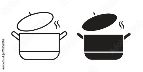 Pot icons for use web design,logo.Symbol illustration.