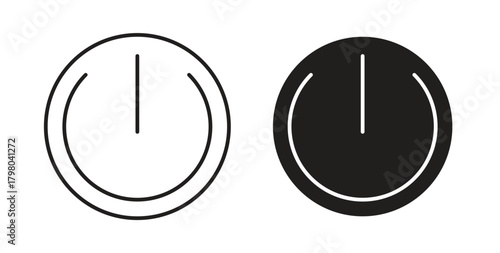 Power icons for use web design,logo.Symbol illustration.