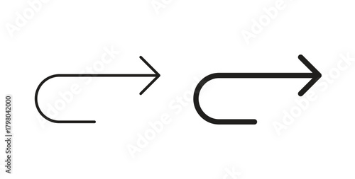 Redo icons for use web design,logo.Symbol illustration.