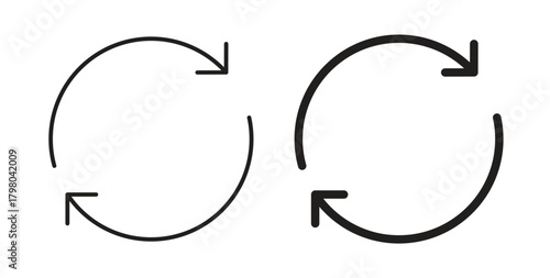 Refresh icons for use web design,logo.Symbol illustration.