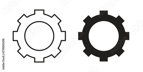 Settings icons for use web design,logo.Symbol illustration.