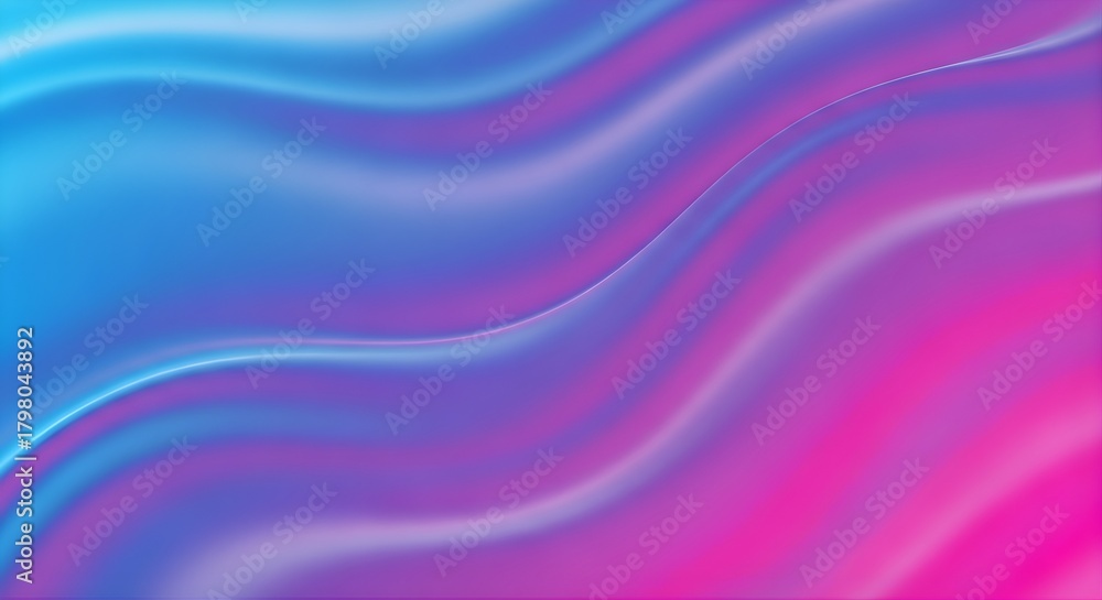 Naklejka premium Vibrant Neon Liquid Gradient Background – Blue Purple Pink Futuristic Abstract Design