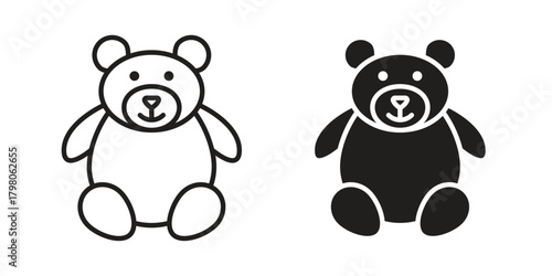 Teddy bear icon