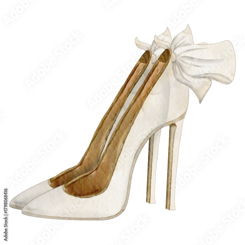 Watercolor high heels⁠