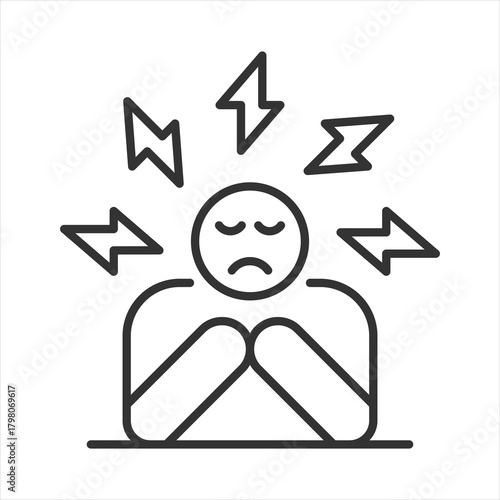 Hypochondriac Outline Icon