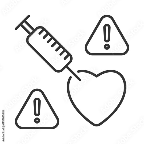 Side Effect Outline Icon