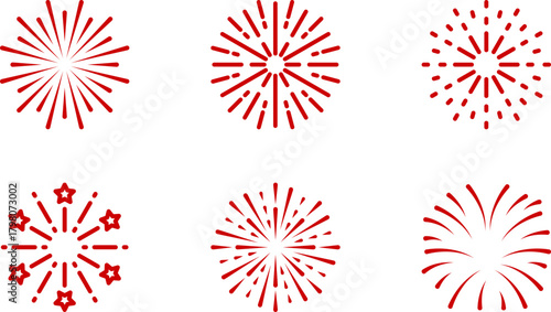 Red Fireworks