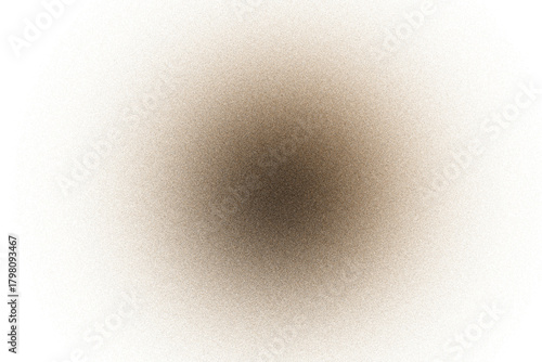 Grainy noise circle, black dots grain or dotwork halftone round gradient pattern, abstract vector. Dotwork circle with dots noise spray or stain stipple texture effect
