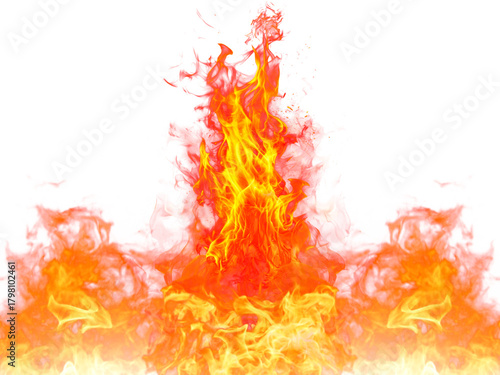 Collection of Bright, fiery flames rising against a dark black background and Transference 
