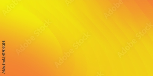 Abstract Background with 3d circle vivid yellow papercut layer, vector illustration