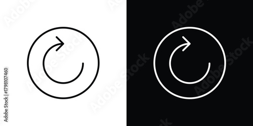Backup icons vector.Editable stroke.linear style sign