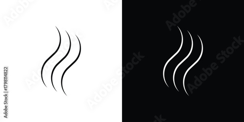 Hair icons vector.Editable stroke.linear style sign