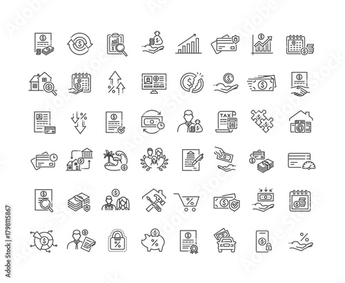 Personal Finance and Banking Icons