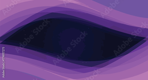 Abstract digital artwork with swirling layers in shades of purple and blue, evoking a sense of space and cosmic depth