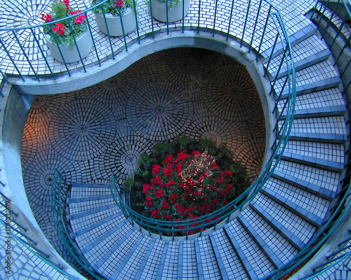 Spiral Staircase, exterior, Embarcadero, San Francisco, California, USA