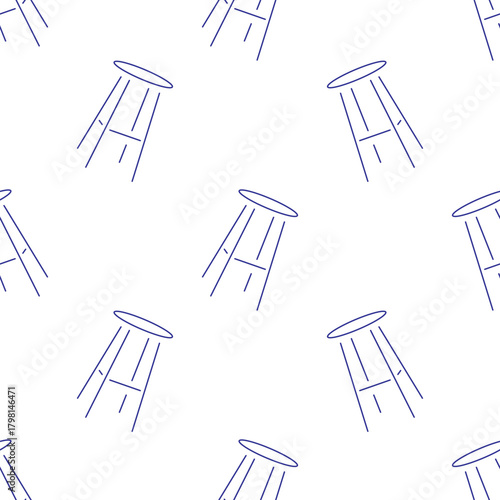 seat seamless pattern isolated on transparent background.