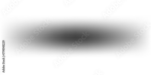 Transparent shadows. Shadow strips. Realistic shadow effect on a transparent background. Different shapes, page separation vectors. Round and oval, square, rectangular shadows. Vector illustrat